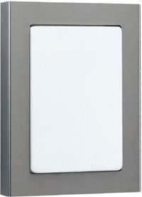 696117 rvs wandlamp met halogeen