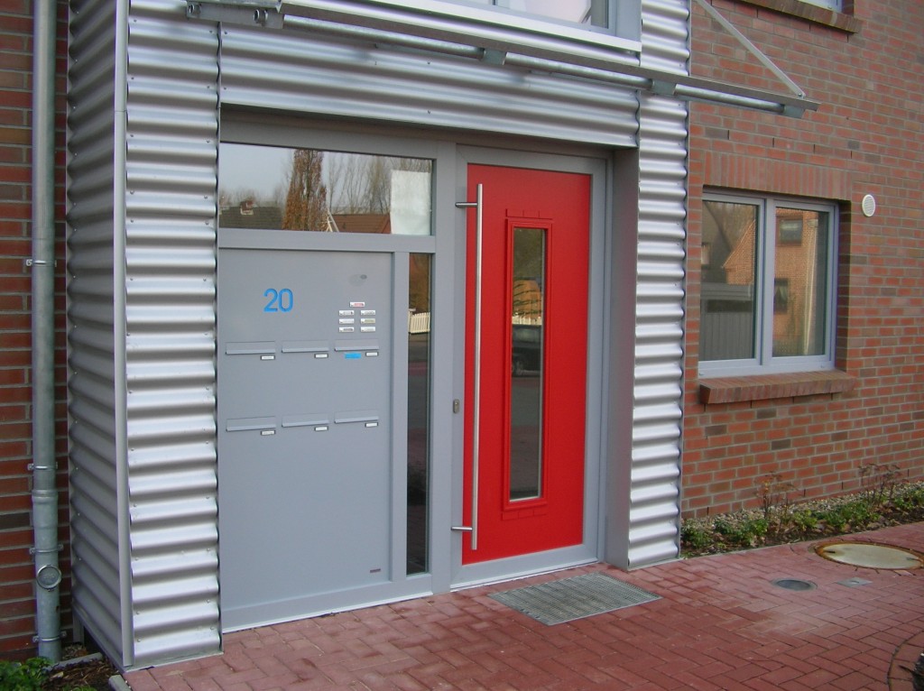 Deurzijde brievenbusunit voorbeeld 16