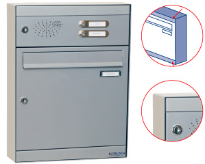 RI248 aluminium of rvs nauwsluitende bekleding uit 1 deel vlak afsluitend