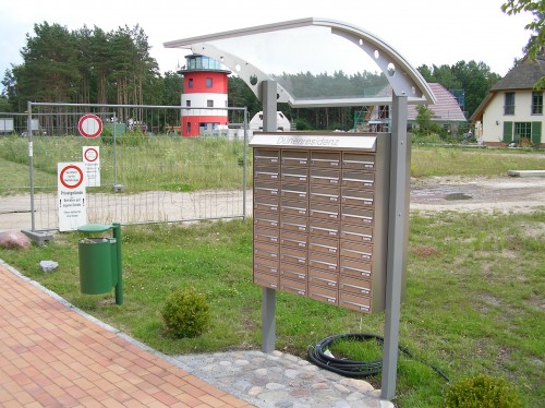 vrijstaande brievenbusunit voorbeeld 7